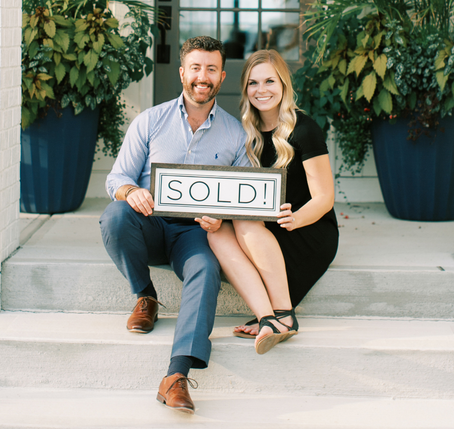 Trent and Maggie sold sign